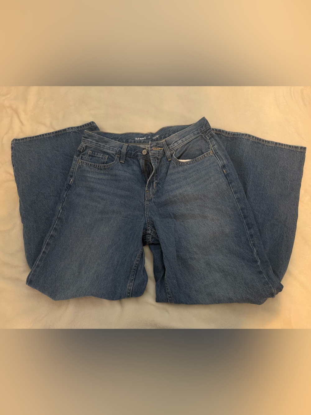 Old Navy Wide-Leg Blue Denim Jeans